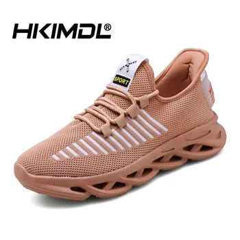 

HKIMDL Men Casual Shoes Comfortable Fashion Sneakers for Men Shoes Brand Outdoor Leisure Footwear Black Zapatillas Hombre