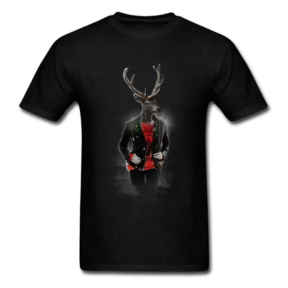 Men T Shirts Blizzard Deer T-shirt Camisa Tees Crazy TShirts 100% Cotton Crew Neck Short Sleeve Summer Fall Clothes Wholesale |