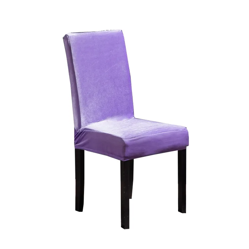 Утепленный матовый чехол для стула для зимнего дома, столовой, эластичные чехлы на кресла, качественный спандекс, чехол для сиденья, универсальный размер