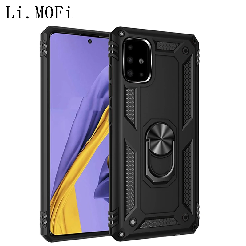 

For Samsung Galaxy A51 Case Cover Silicone Anti-fall Armor Cover Phone Cases For Samsung a51 A 51 Luxury Bumper Back Shell 6.5"