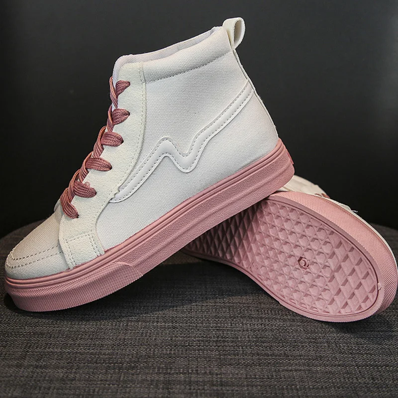 

Women Canvas Shoes Women Casual Flat Platform Shoes Fashion Lace Up Autumn Designer Flats Vulcanized Shoes Walking Sneakers