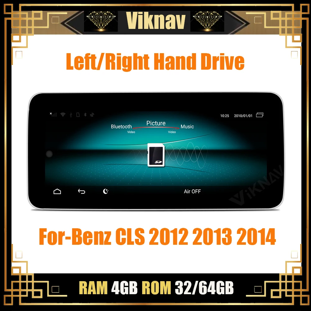 

android car GPS navigation multimedia player For Benz CLS 2012-2014 auto radio player tape recorder left/right hand drive 8 core