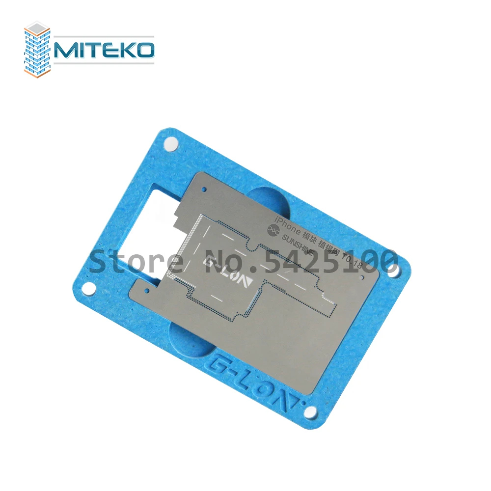 G-Lon Reballing Stencil and Solder Paste for X/XS/XSMAX Tinning Set with Welding Fluxes Mainboard Repair | Мобильные телефоны и