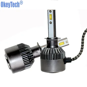 

OkeyTech 2pcs V7S Series Led headlight Bulbs Mini Lamp H1 H4 H11 9006 9004 H13 12V Waterproof Auto Car Led Light Low Beam Source