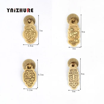 

5pcs Single Hole Drawer Pull Knobs Cabinet Handles Vintage Hardware for Kitchen and Bathroom Furniture