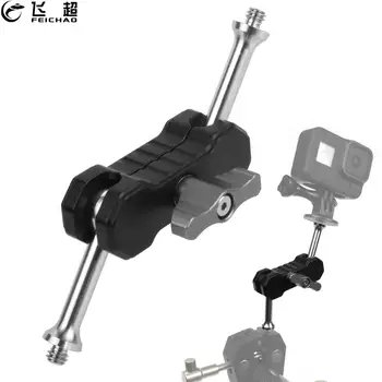 

FEICHAO 1/4 Inch Camera Articulating Magic Arm Multi Function Metal Double Ballheads Audio Recorder Rotating DSLR Monitor Mount