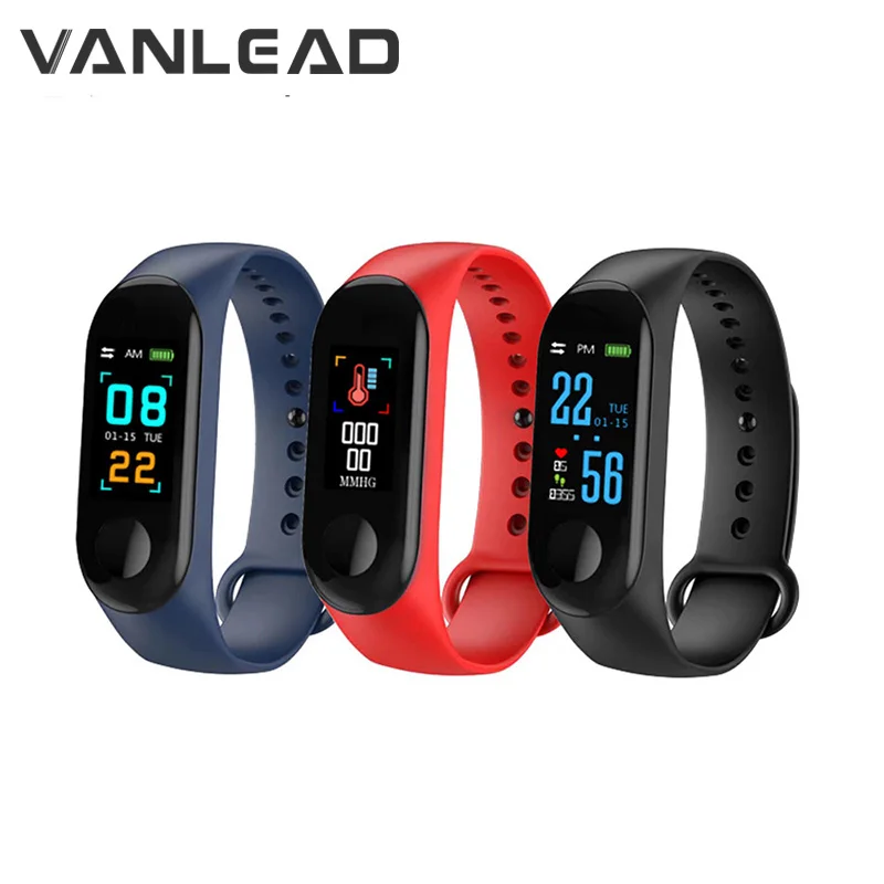 

NEW M3 Smart Band IP67 Waterproof Fitness Tracker Smart Bracelet Big Touch Screen OLED Blood Pressure Heart Rate Monitor Band 3