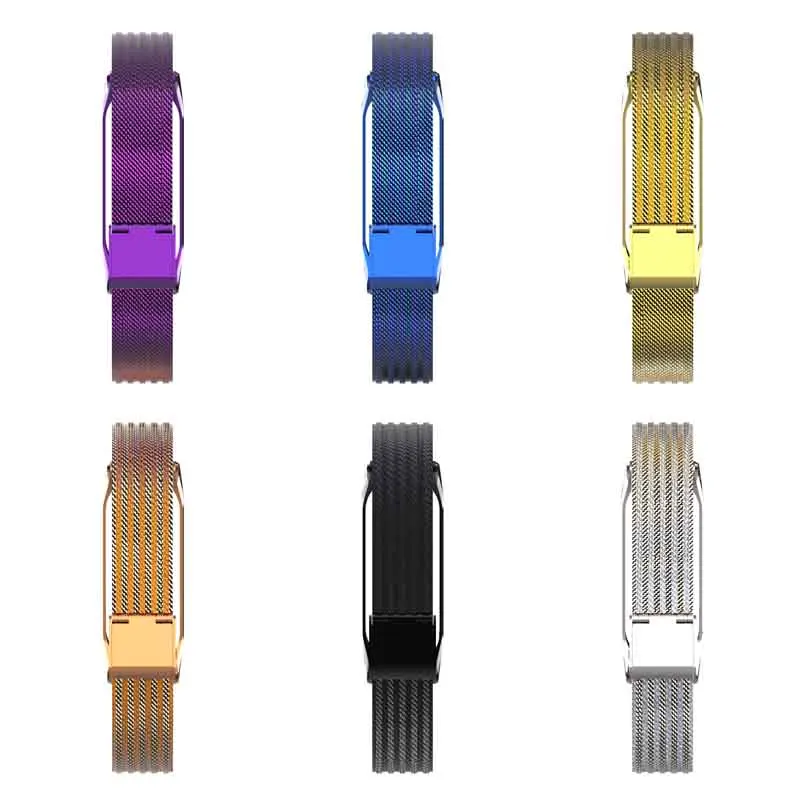 Нержавеющая сталь Correa mi Band 4 3 ремешок металлическое запястье для Xiao mi band 4 фитнес-браслет ремешок для часов ремень Смарт-часы аксессуары