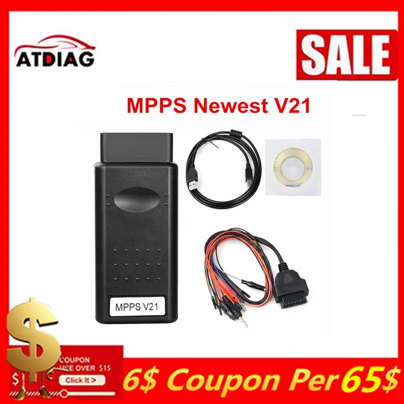 ECU Программатор SMPS MPPS V13 K CAN Flasher Чип для настройки Remap OBD2 автомобильный