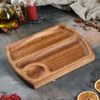

Serving platter "Ribeye", 25 x 20 cm, solid oak