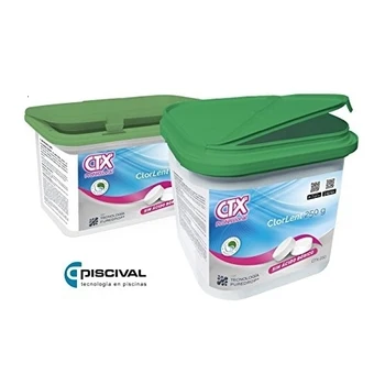 

CTX Cloro Lento tricloro Sin Bórico en tabletas 250g 370-69866(Caja 4 envases)