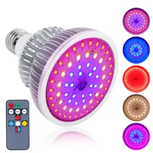 Полный спектр светодиодный светильник для выращивания, лампа с дистанционным управлением, диммируемая фитолампа с таймером 3 H/6 H/9 H, лампа для выращивания растений в помещении, теплица