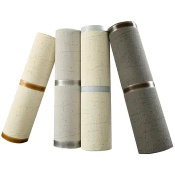 

3D Simple Wallpaper 0.53*10m Non-woven Bedroom Living Room TV Background Wall Sticker Classic Wallcovering Wallpapers Stickers