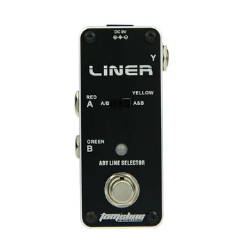 

AROMA Liner Aby Line Selector Mini Electric Guitar Effect Pedal Processsor True Bypass Metal Guitar Pedals Parts Accessories