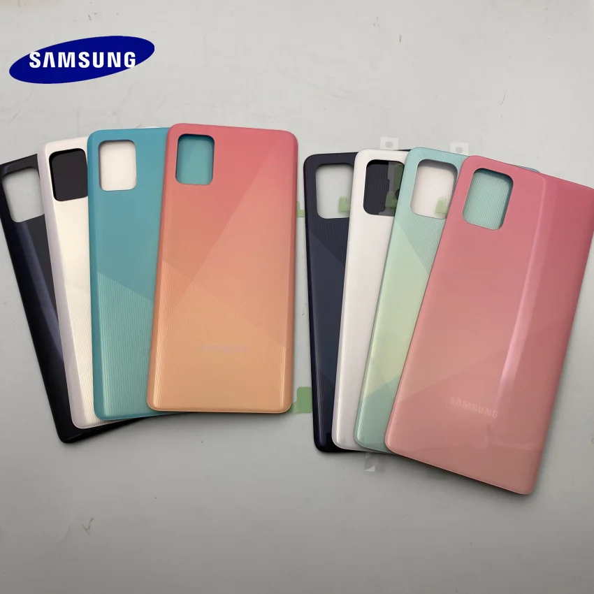 Оригинальный Новый Samsung Galaxy A31 A315F A51 A515F A71 A715F 2020 аккумулятор задняя пластиковая