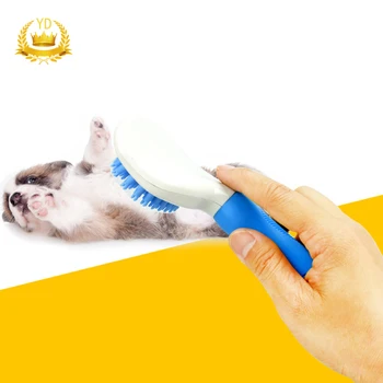 

Dogs Cats Bath Brush Pet Super Soft Silicone Grooming Massage Shower Shedding Comb Self Hair Removal Cleaning Slicker Brush YDHS