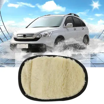 

Car Styling Soft Cleaning Wool Glove Car Motorcycle For Car Care Cleaning Tool E7CA