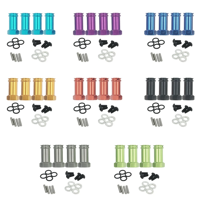 4-Pack 20 мм/25 мм/30 мм колеса шестигранные адаптеры длинный удлинитель для RC