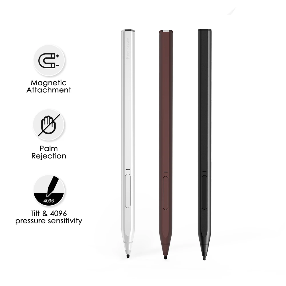 

Tablet Stylus Pen For Microsoft Surface Pro 7 6 5 4 3 Go Pro X Rechargeable Pen Book Laptop 3/2 Studio Pressure Pen Touch