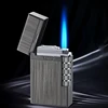 New 2022 Loudly Gas Lighter Square Metal Sideslip Mini Lighters Flint Cigarette Lighters Smoking Accessories Gadgets for Men ► Photo 3/6