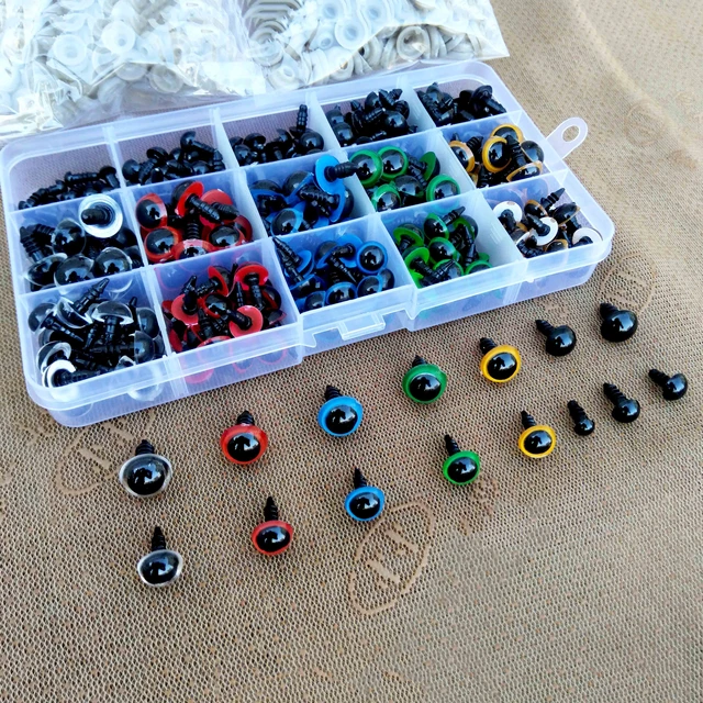 150Pcs Large Safety Eyes for Amigurumi Plastic Craft Crochet Dolls Eyes