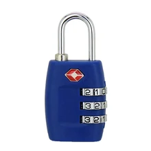 Lock Travel Smart Locks Resettable 3 Digit Dial Security Password Code Padlock Luggage Bag Suitcase Storage Bag Digit Lock 3 digit compact padlock assorted color