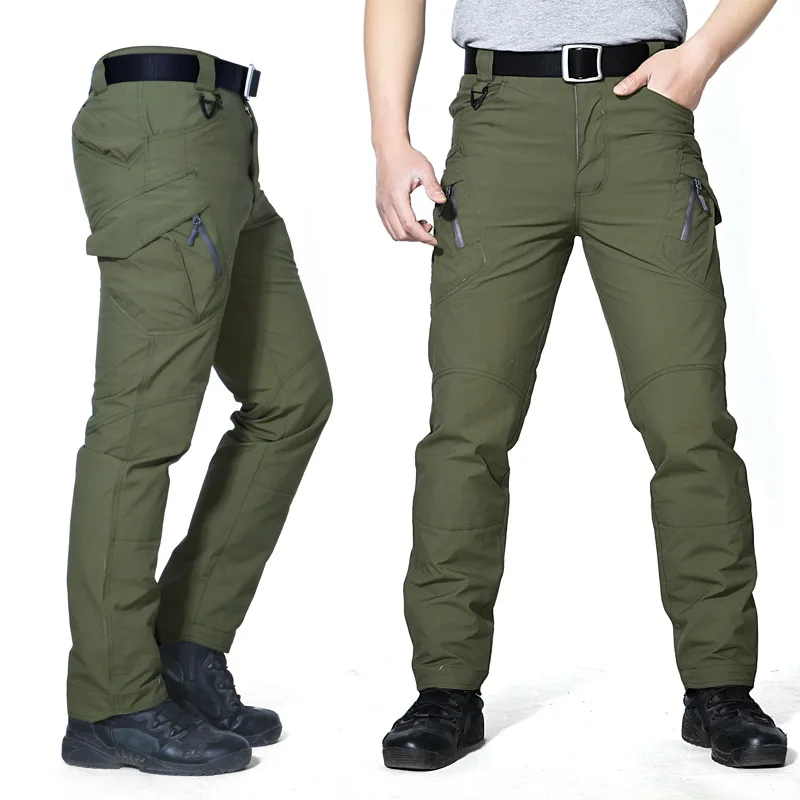 

Military Army Pants Men Urban Tactical Clothing Combat Trousers Multi Pockets Unique Casual Pants Rip Stop Fabric
