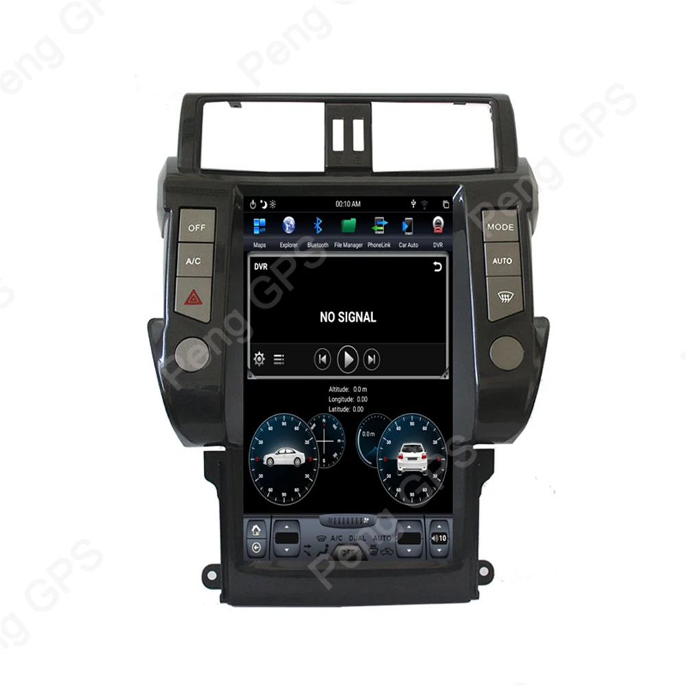 Flash Deal Android 8.1 Car DVD Player for Toyota Land Cruiser Prado 150 2010-2013 GPS Navigation Tesla Style 13.6 Inch 4K Video HD Headunit 2