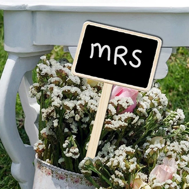 10Db Növények Palatábla Címkék Kerti Retangle Virág Edény Tábla Jelölők Címke Esküvők Üzenet Jelzések - Image 3