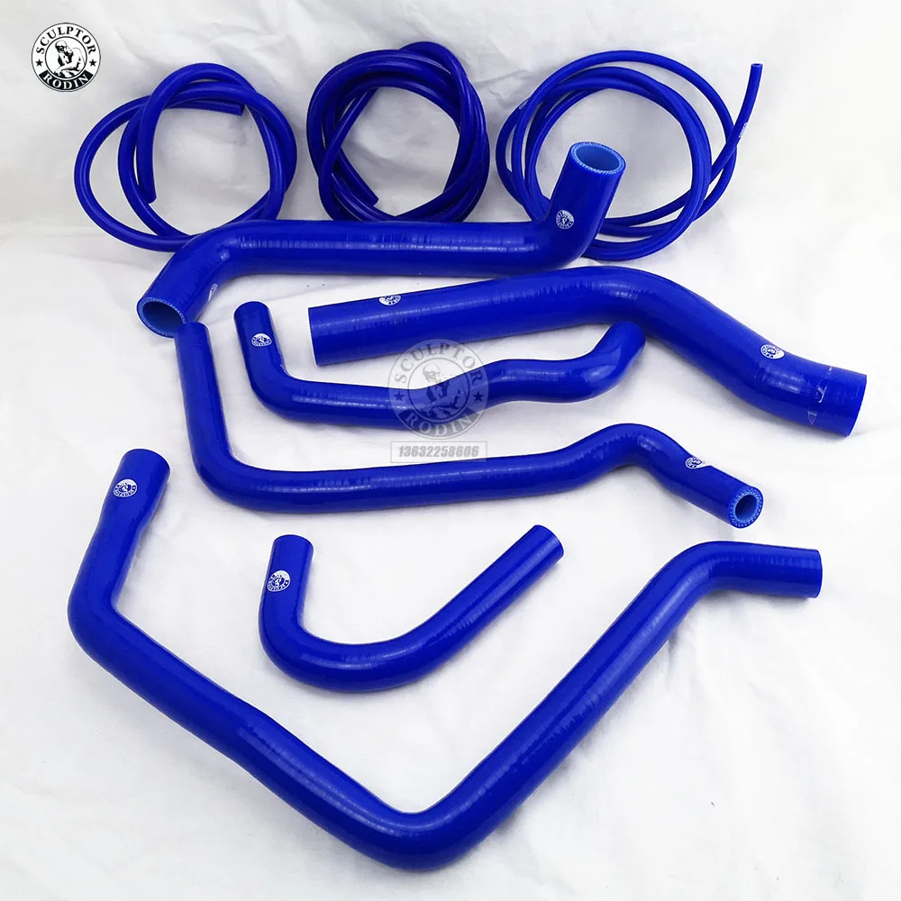 K8-112 BLUE Силиконовый шланг радиатора+ вакуумный шланг комплект для Alfa Romeo 156 2,0(6 шт.) красный/синий/черный - Цвет: K8-112 BLUE