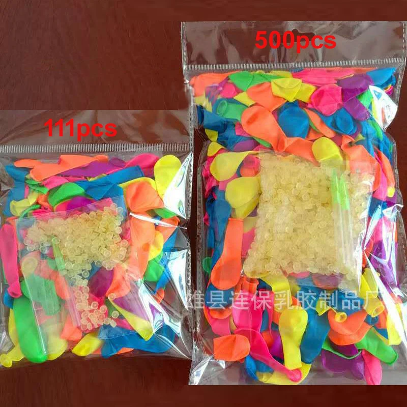 Globos de agua para adultos, juguetes de paquete adicional para chico, fiesta de playa mágica de verano, relleno al aire libre, bombas de agua y globos, juguete, 500 Uds.