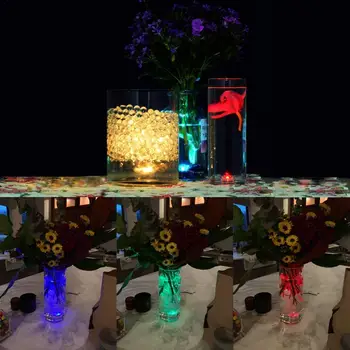 

Colorful Super Bright 3 Full Color SMD3528 LED Remote Control Light Waterproof Super Bright Diving Lamp Multi Color Waterproof L