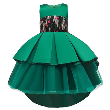 

New 2020 Flower Girl Party Dress Elegant For Girls Gown Kids Dresses Clothes Princess Dress Pageant Evening Dress Dropshipping
