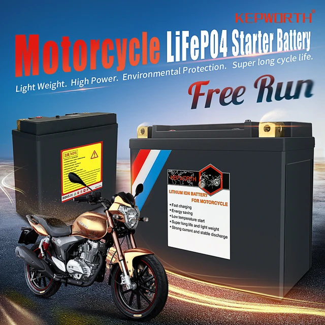 Lithium 12v Battery Motorcycle  Kepworth Lifepo4 Battery 12v - Kp12a-bs  Motorcycle - Aliexpress