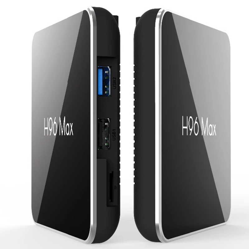 Для 8,1 Tv Box H96 Max X2 Amlogic S905X2 Smart 4K медиаплеер 2,4G& 5G Wifi Pk X96Max H96Max телеприставка Youtube(Us Plug) 4G64G
