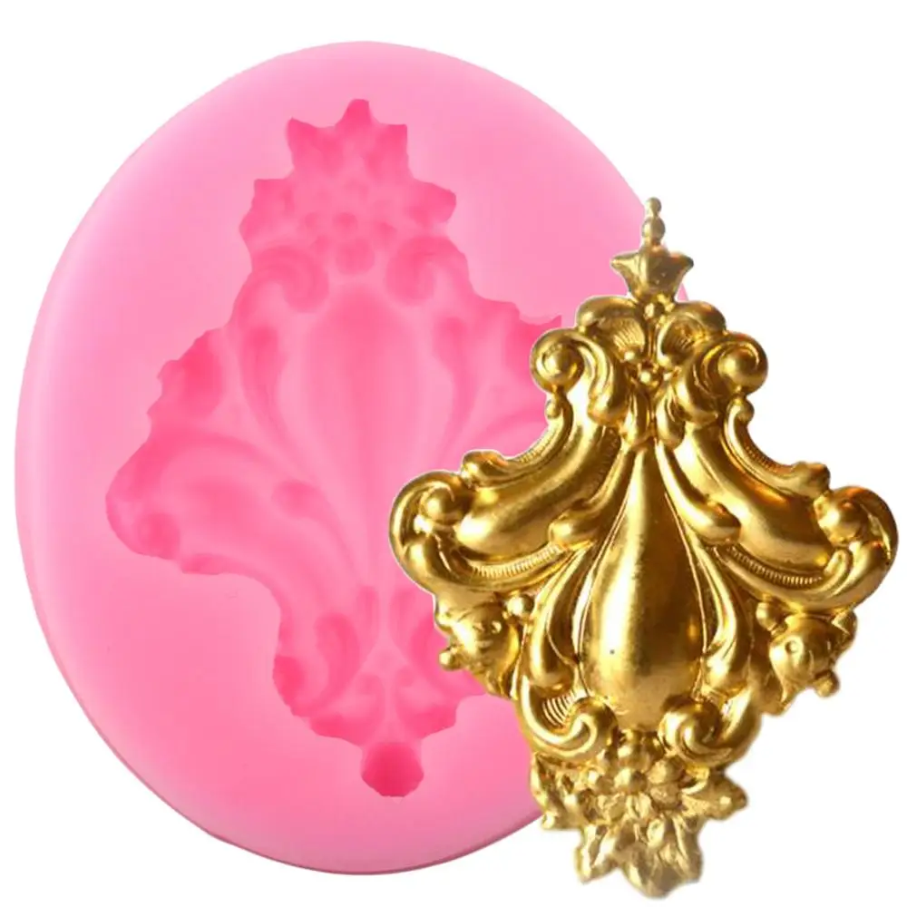 

3D Craft Flower Relief Cake Border Silicone Molds DIY Cupcake Fondant Cake Decorating Tools Candy Clay Chocolate Gumpaste Moulds