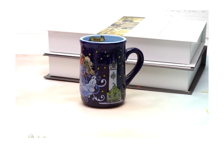 New Christmas Snowflakes, Christmas Boots, Ceramic Cup, Cartoon Cup, Penholder, Milk Coffee Cup cute mug