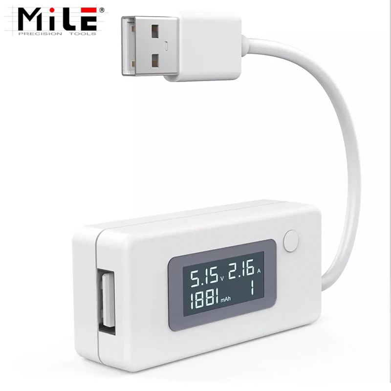

Измеритель емкости аккумулятора микро-USB, с ЖК-дисплеем