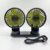 Soodacho Car Cooling Fan Портативный Автоматический Электрический Вентилятор Cool 5V USB Mini Double Auto Cooler Fan Универсальный 12V 24V Dual Head Cars Fan