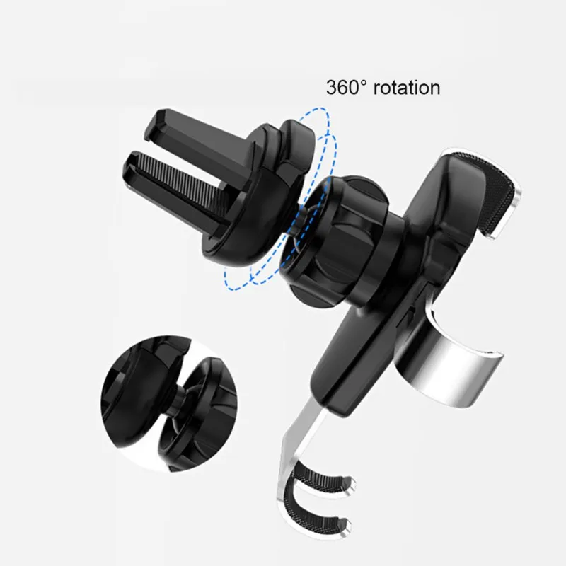 Автомобильный держатель ONEWELL для телефона Gravity Reaction Air Vent Mount 360 Вращающийся держатель для мобильного телефона Подставка