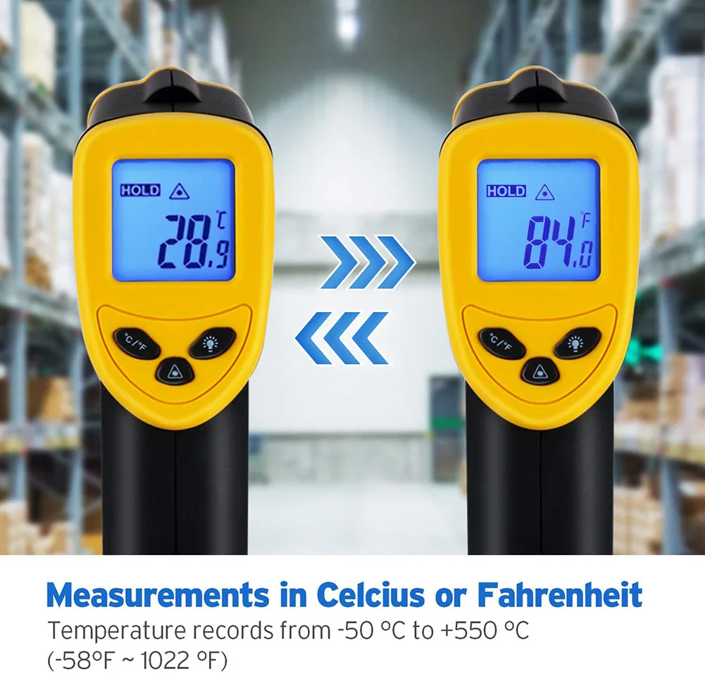 Dt8010h Low High Temperature Digital Display Hi Ratio IR Thermometer 1000  Degree - China 1000 Degree Thermometer, Thermometer 1000 Degree