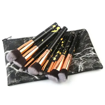 

MAG5633-SB 10pcs Makeup Brushes Set Marble Foundation Brush Make Up Tools