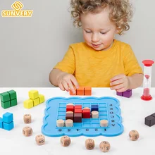 Jeu de puzzle géométrique en bois Montessori pour enfants, jouet éducatif, fournitures scolaires, maison, cadeau, nouvelle collection