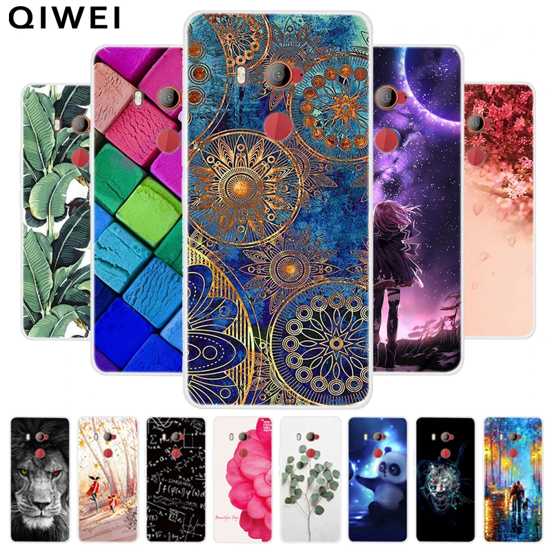 

For HTC U11 Plus Case Flower Cartoon Soft silicone TPU Back Case For HTC U12 Plus U 11 U11Plus U11 Eyes Phone Cover U 12 U12Plus