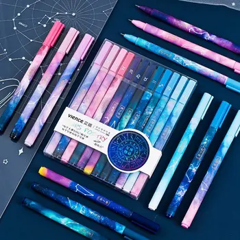

12 pcs/set 0.5mm Twelve Constellations Gel Pen Ink Pen Promotional Gift Stationery School & Office Supply