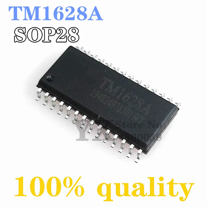 12 pçs/lote TM1628 TM1628A SOP28 светодиодный IC | Электронные компоненты и принадлежности