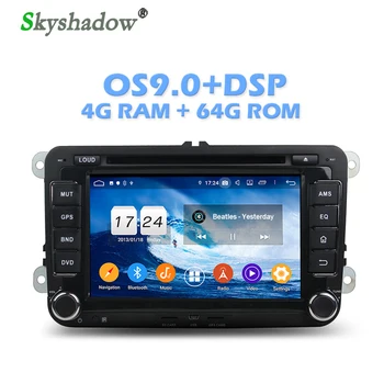 

IPS DSP Android 9.0 4GB RAM 64GB ROM Car DVD Player Wifi 4G Bluetooth RDS RADIO GPS Map For VW PASSAT CC Tiguan Skoda Leon Golf