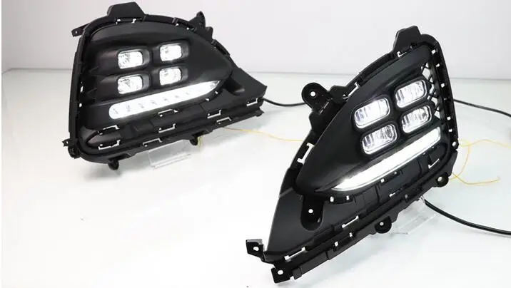 DRL для Hyundai I20 2018 2019 светодиодный Автомобильные фары дневного света светильник