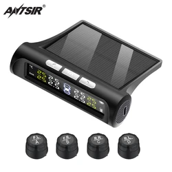 Antsir – système de surveillance TPMS de la pression des pneus, accessoires de voiture, Kit de Diagnostic avec écran LCD numérique avec 4 capteurs externes 