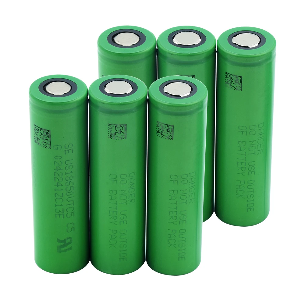 18650 lithium Li-po battery 2600mAh VTC5 30A High Drain 18650 Li-ion Lithium Rechargeable Battery For Flashlight batteries - Цвет: 6 Pcs